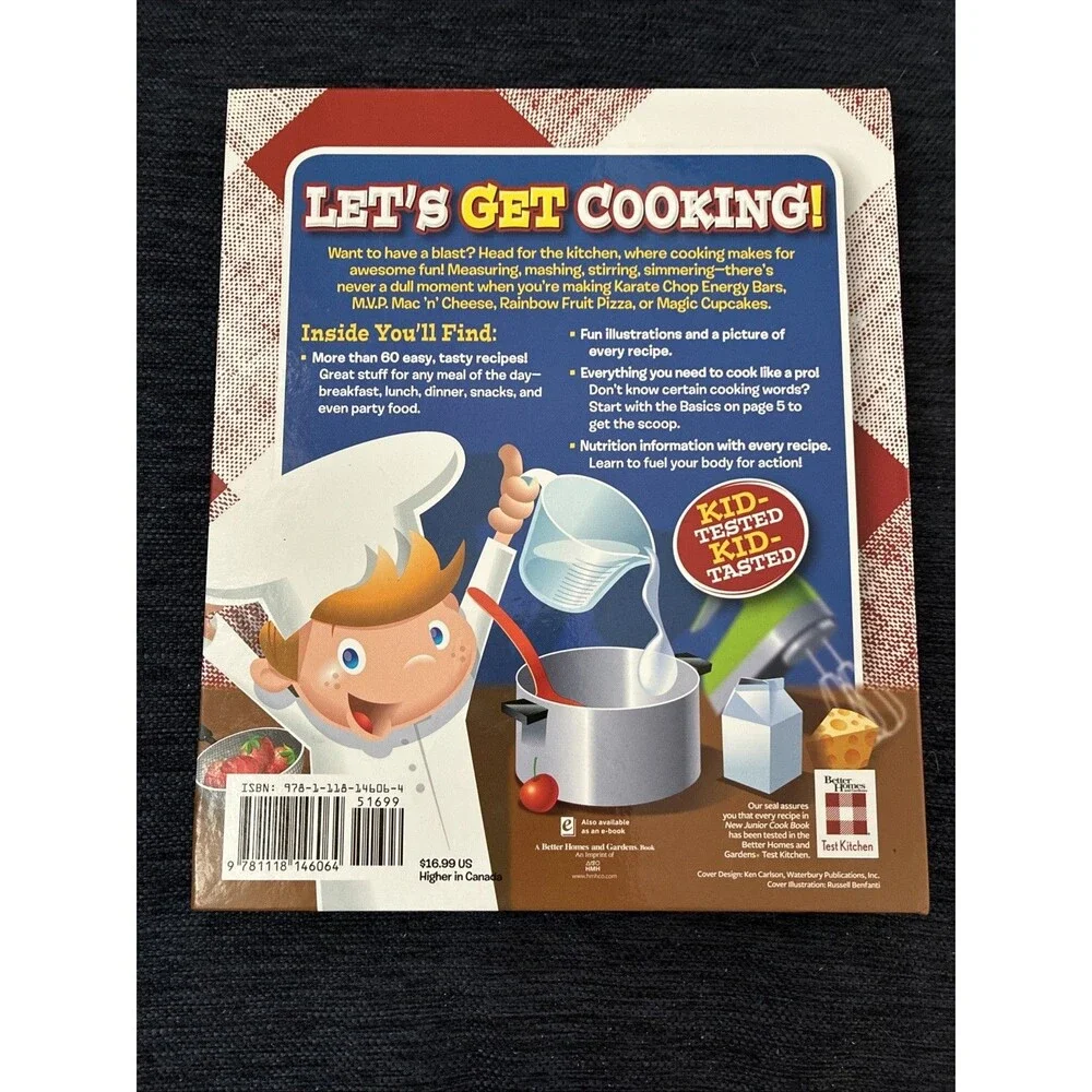 New Junior Cookbook by Better Homes and Gardens Books Staff (2012, Spiral)